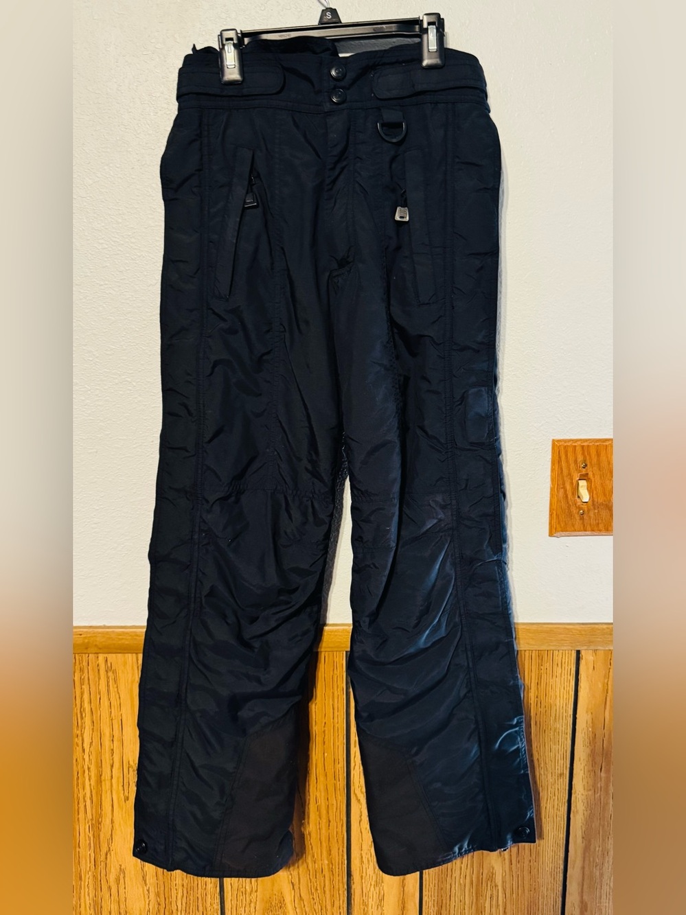 Rawik Skiwear Men's LARGE Black Insulated Snow Pants - Classic Winter Protection